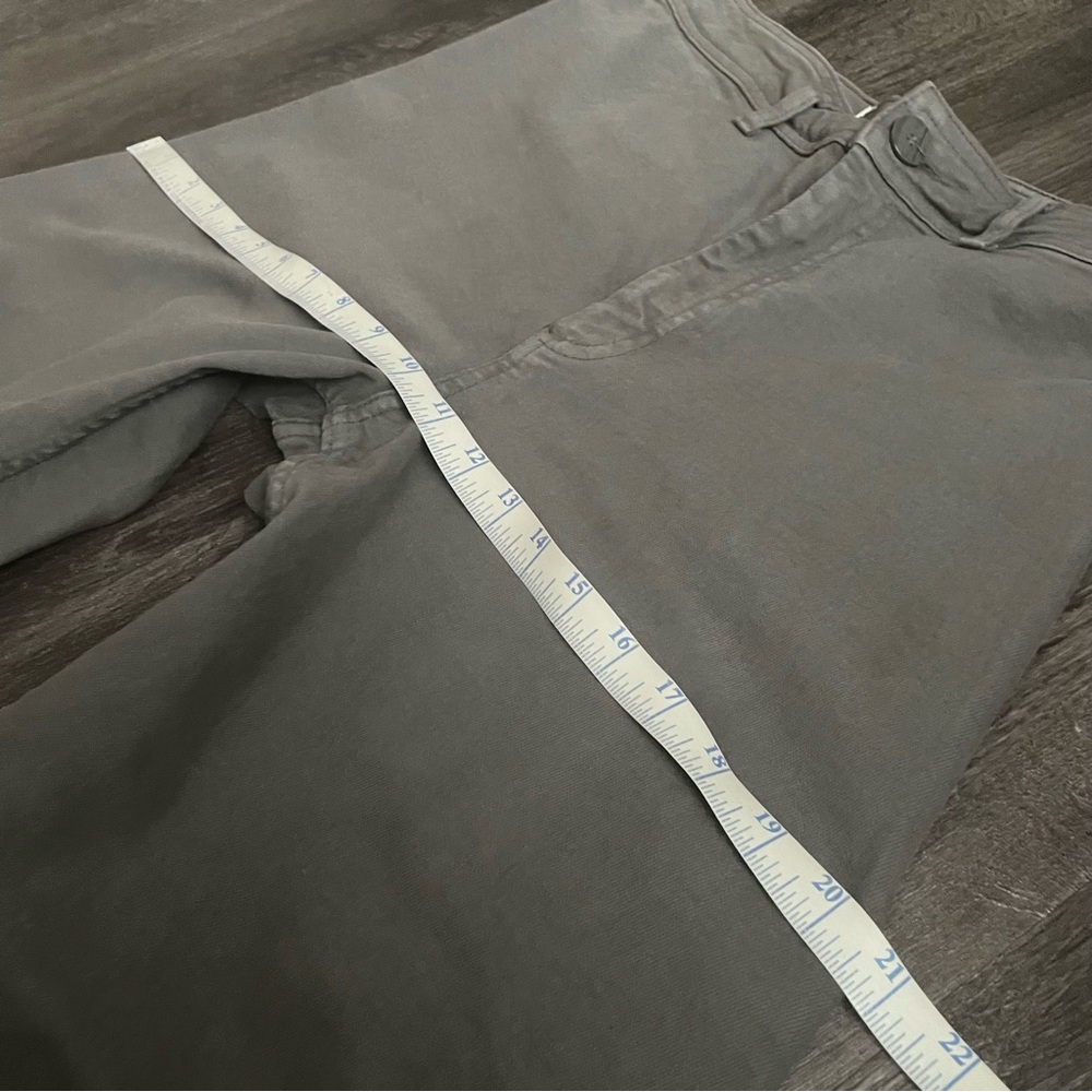 Zara Marine Straight High Rise jeans Charcoal Denim Pants (8) - Picture 5 of 9